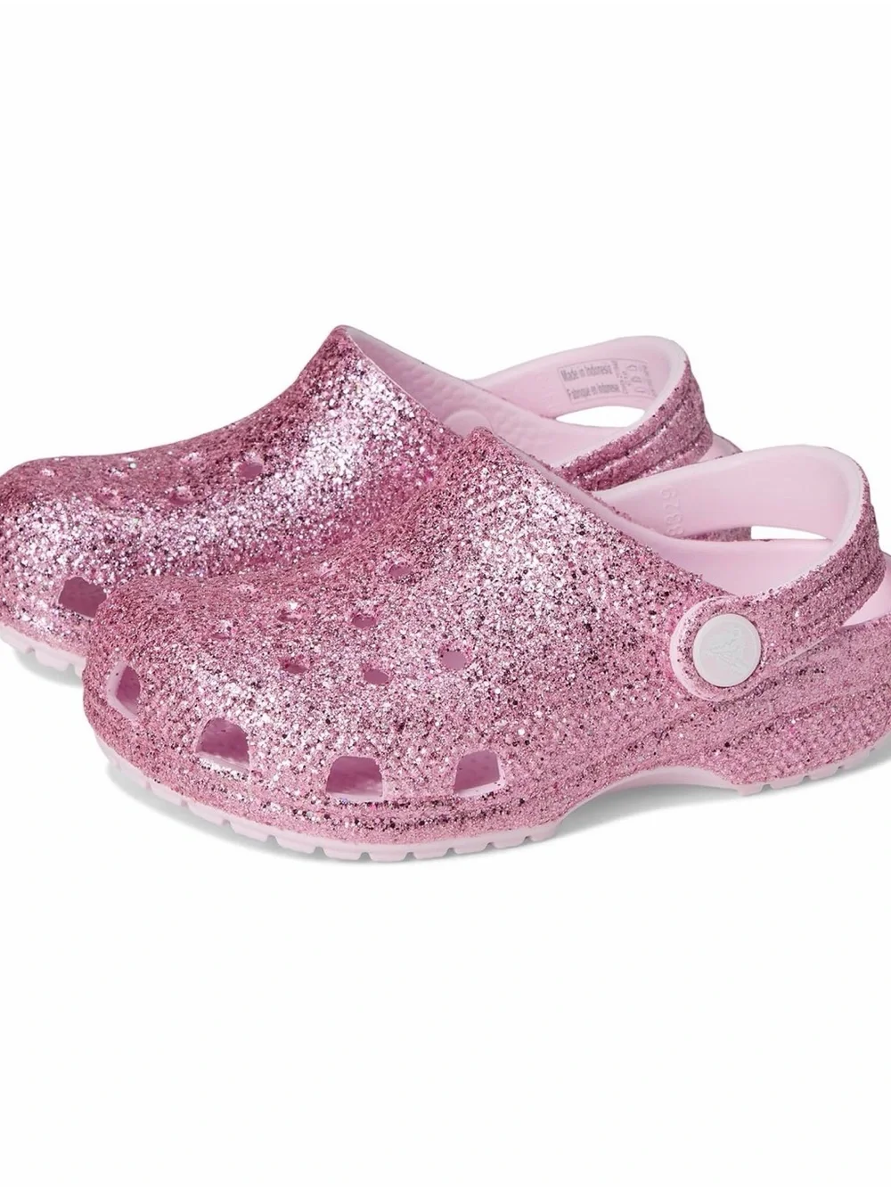 CROCS glitter covered